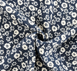 1D1129 Rayon Crinkle Lurex Fabric - Teal/Beige, 50/52" Width (1 Yard)
