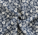 1 Yard Lightweight Teal Beige Rayon Crinkle Lurex Fabric Ideal For Stylish Dresses Blouses Skirts 50/52" Width