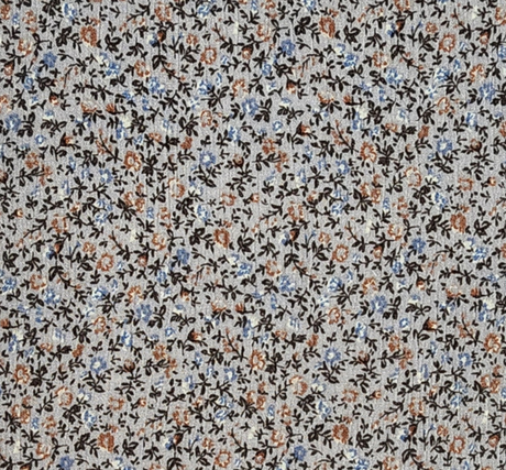 Rayon Crinkle Rayon Fabric - Gray Textured, 50/52" Width