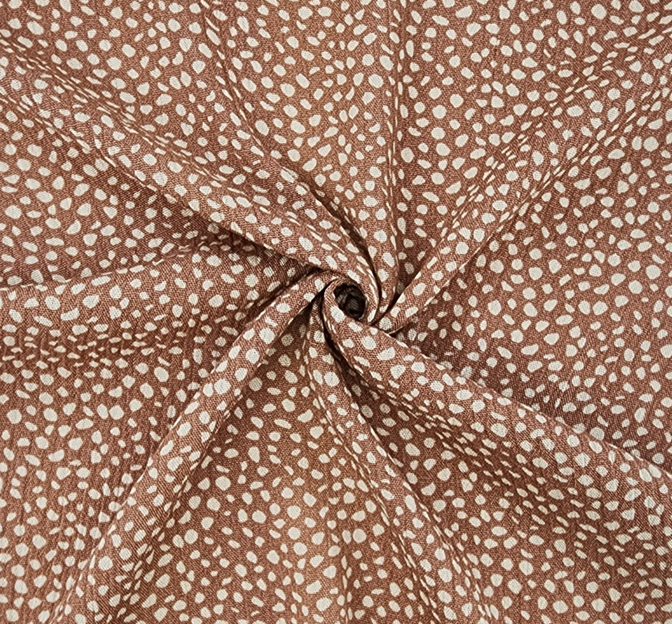 Rayon Crinkle 1D1046 Rayon Fabric - Taupe/Beige, 50/52" Width (1 Yard)