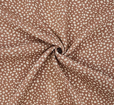 Rayon Crinkle 1D1046 Rayon Fabric - Taupe/Beige, 50/52" Width (1 Yard)
