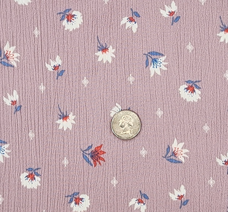 1 Yard Lavender Rayon Crinkle Apparel Fabric 50/52 inches Width