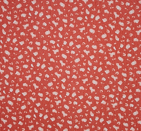 Rayon Crinkle 1D1167 100 Percent Rayon Fabric - Burnt Coral, Crinkle Texture, 50/52" Width