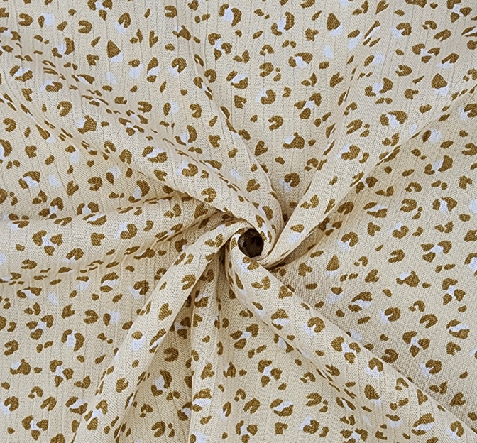 Rayon Crinkle 1D1167 Pancake Batter Rayon Fabric - Pancake Batter, 50/52" Width