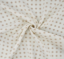 1 Yard Ivory Rayon Crinkle Fabric For Flowing Dresses Blouses Skirts Sewing Apparel 50/52" Width