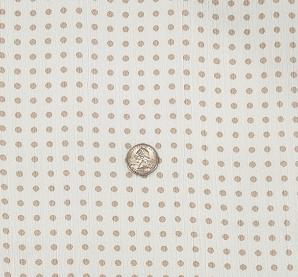 1 Yard Rayon Crinkle Taupe Woven Fabric, 50/52″ Wide 100% Rayon