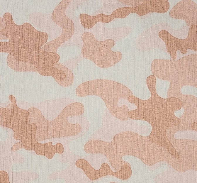 Rayon Crinkle 1D1237 Peach Rayon Fabric - Peach Textured, 50/52" Width