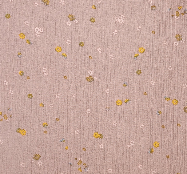 ব্লাউজ, ড্রেস, স্কার্ট এবং হালকা পোশাকের জন্য ১ গজ মাউভ রেয়ন ক্রিঙ্কল ফ্যাব্রিক ৫০/৫২" প্রস্থ