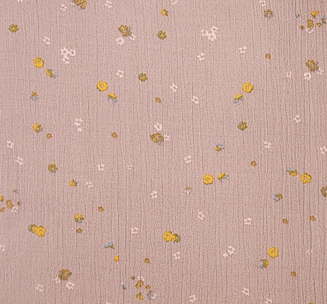 Rayon Crinkle 1D1268 Rayon Fabric - Mauve, Crinkle Texture, 50/52" Width