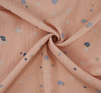 Rayon Crinkle 1D1268 Peach Rayon Fabric - Peach Textured, 50/52" Width (1 Yard)
