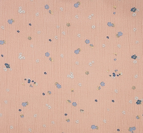1 Yard Mauve Rayon Crinkle Woven Fabric for Garments and Crafts 50/52 Inch Wide