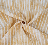 Rayon Crinkle 1D1379 Yellow Rayon Fabric - Yellow Crinkle Texture, 50/52" Width