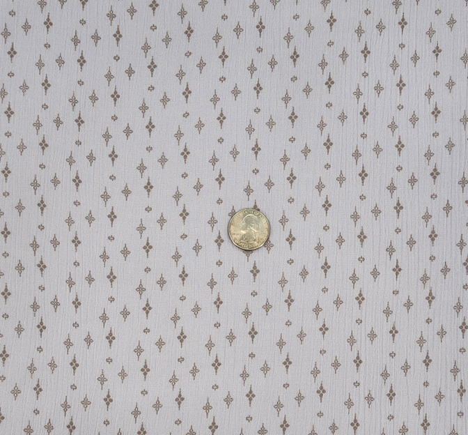 Rayon Crinkle 1D1410 Rayon Fabric - Lavender/Taupe Crinkle, 50/52" Width