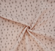 Rayon Crinkle 1D1410 100 Percent Rayon Fabric - Vanilla/Taupe, Crinkle Texture, 50/52" Width
