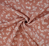 1 Yard Soft Coral Cloud Rayon Crinkle Apparel Fabric 50 Inch Width
