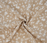 1 Yard Soft Taupe Rayon Crinkle Apparel Fabric 50 Inch Width