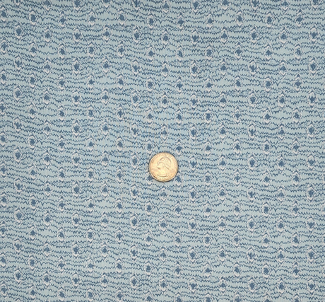 1 Yard Blue Gray Rayon Crinkle Apparel Fabric, Flowing Dress Blouse Material, 50/52" Width