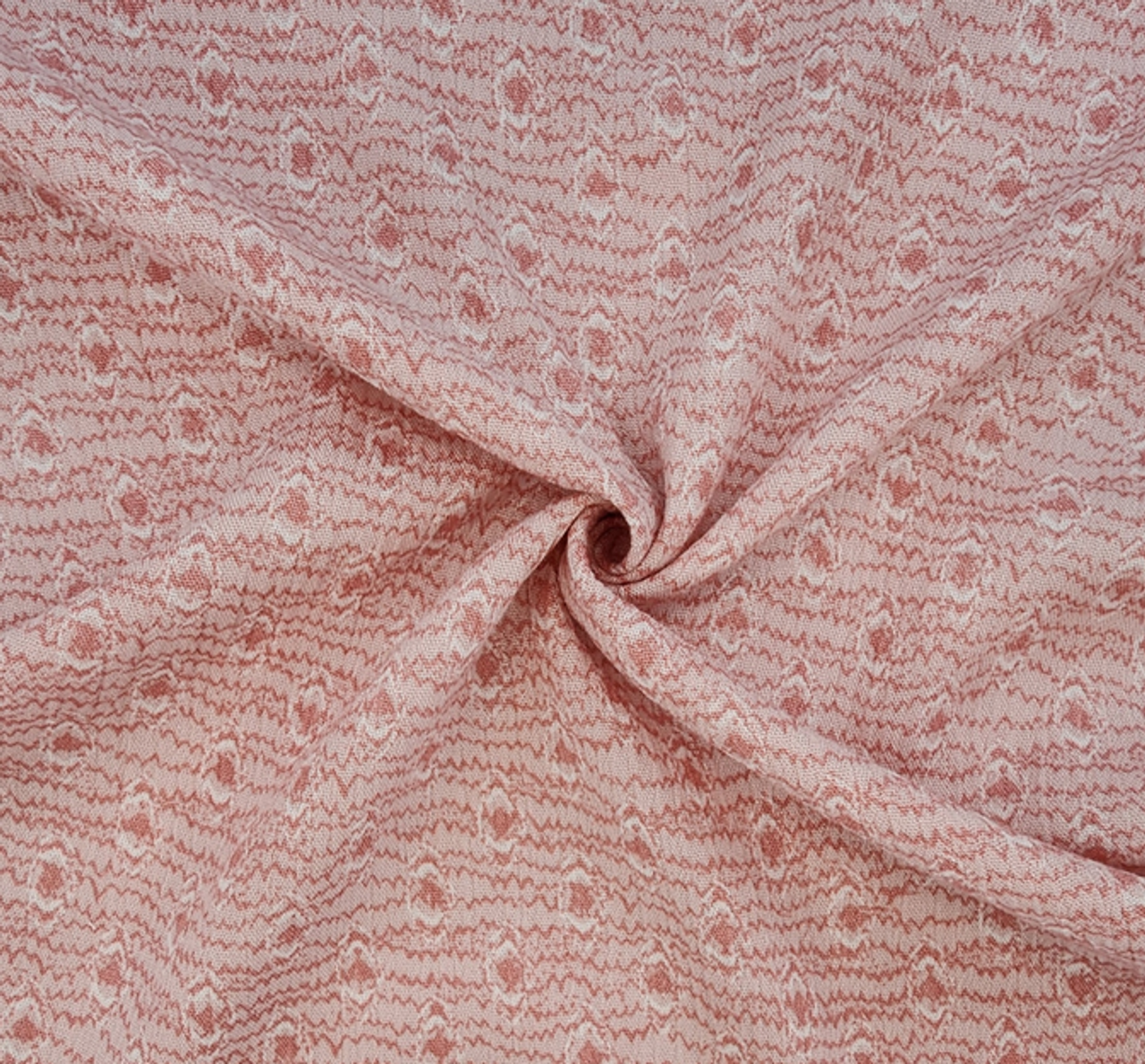 1 Yard Bubble Gum Rayon Crinkle Fabric – 50/52" Wide Lightweight 125 GSM Woven