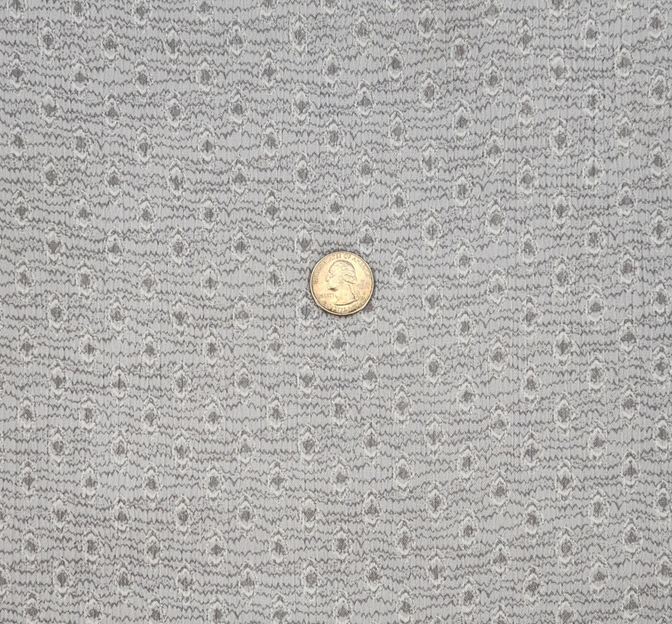 Rayon Crinkle 1D1450 Rayon Fabric - Gray, Crinkle Texture, 50/52" Width