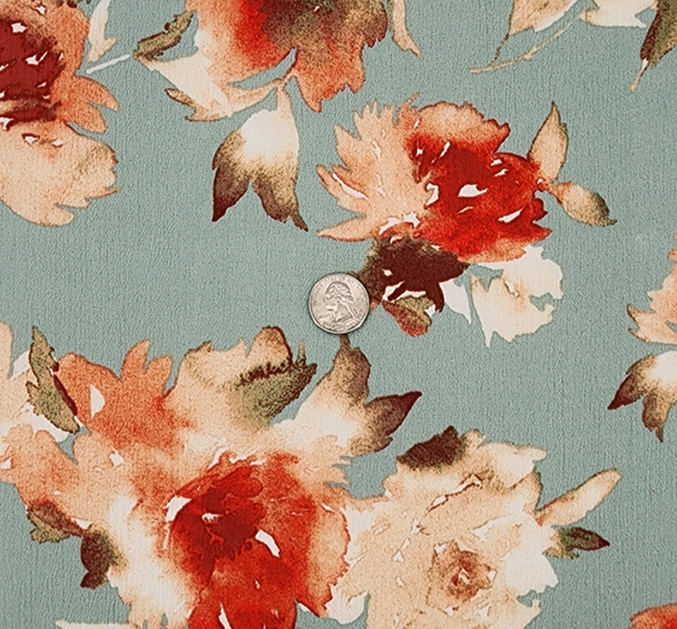 1 Yard Laurel Green Rayon Crinkle Textile Lightweight with Flowing, Silky Draped Finish for Dresses Blouses and Skirts 50/52 Inch Width