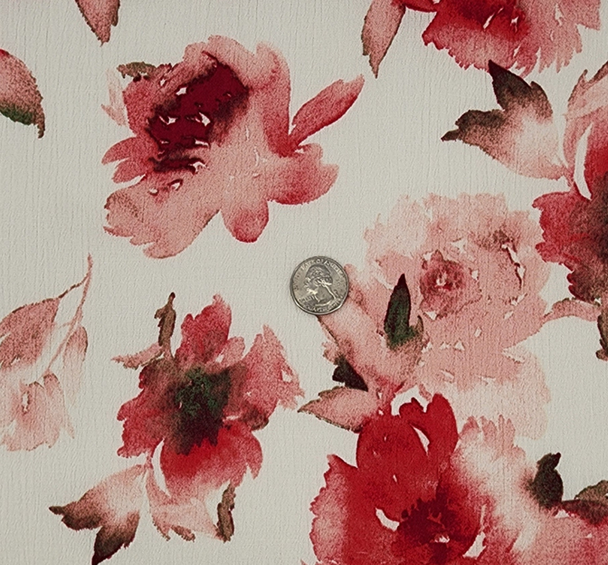 1 Yard Neutral Rayon Crinkle Fabric Airy Lightweight Material with Smooth Drapey Texture for Dresses Blouses and Skirts 50/52 Inch Width