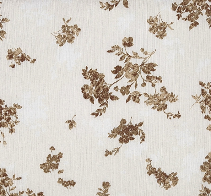 Rayon Crinkle 1D1529 Rayon Fabric - Taupe Crinkle Texture, 50/52" Width (1 Yard)