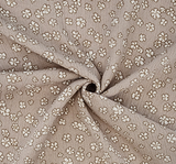 Rayon Crinkle 1D1628 Rayon Fabric - Cement, Crinkle Texture, 50/52" Width
