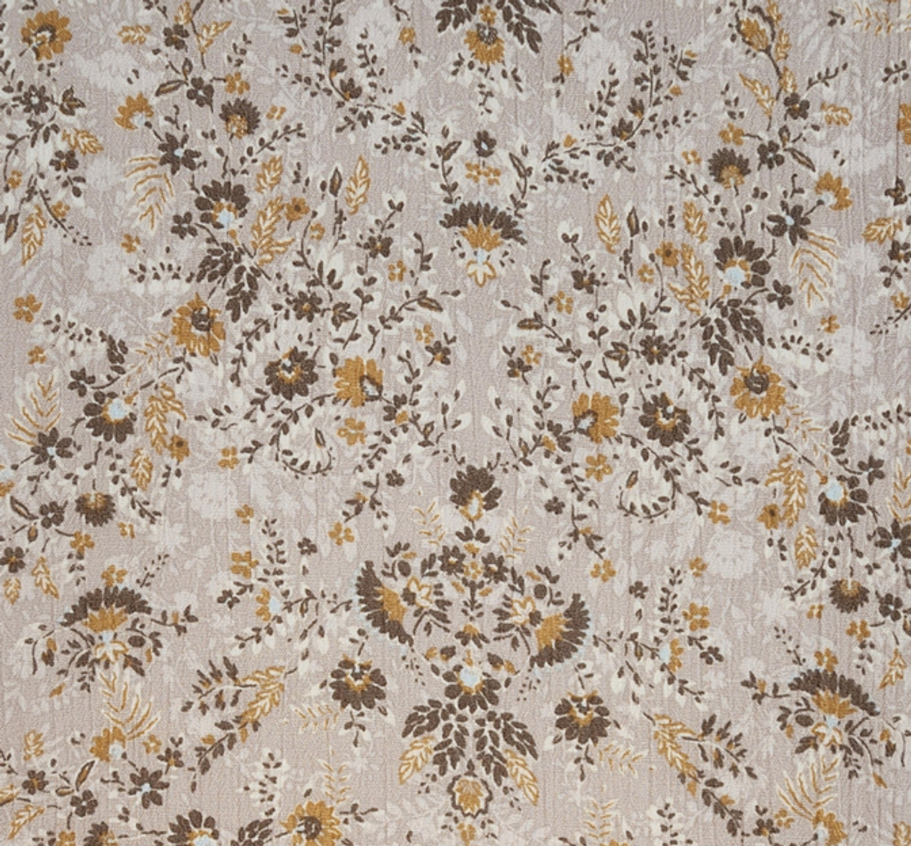 1 yard Cement Gray Rayon Crinkle Fabric Rayon Soft Textured Crepon Apparel 50/52 Inch Width