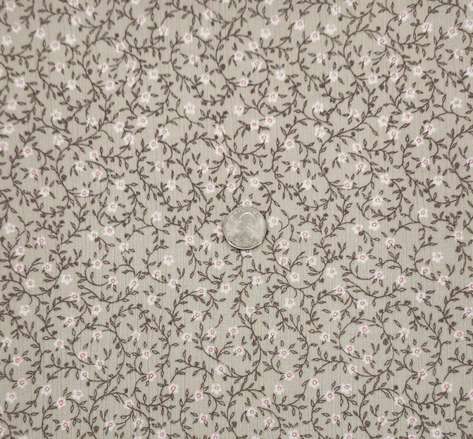 Rayon Crinkle 1D1645 Rayon Fabric - Cement, 50/52" Width