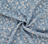 1 Yard Rayon Crinkle Fabric Spring Blue Color 50/52 Inch Wide Material