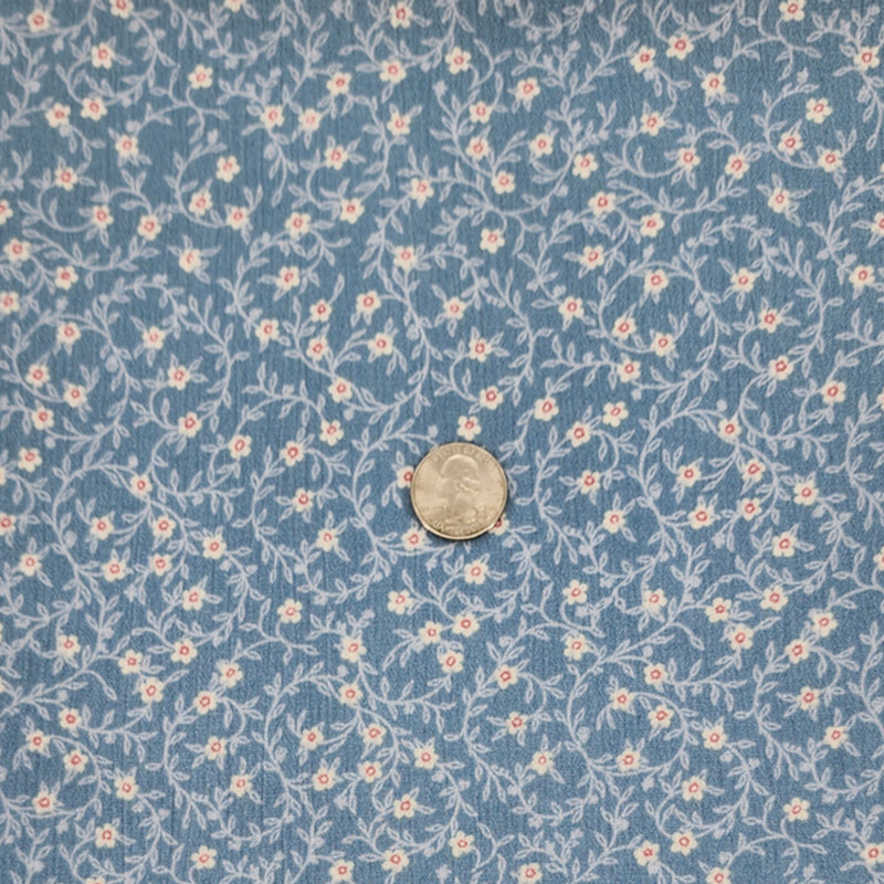 1 Yard Spring Blue Rayon Crinkle Fabric, 50/52” Wide, Lightweight Apparel Textile