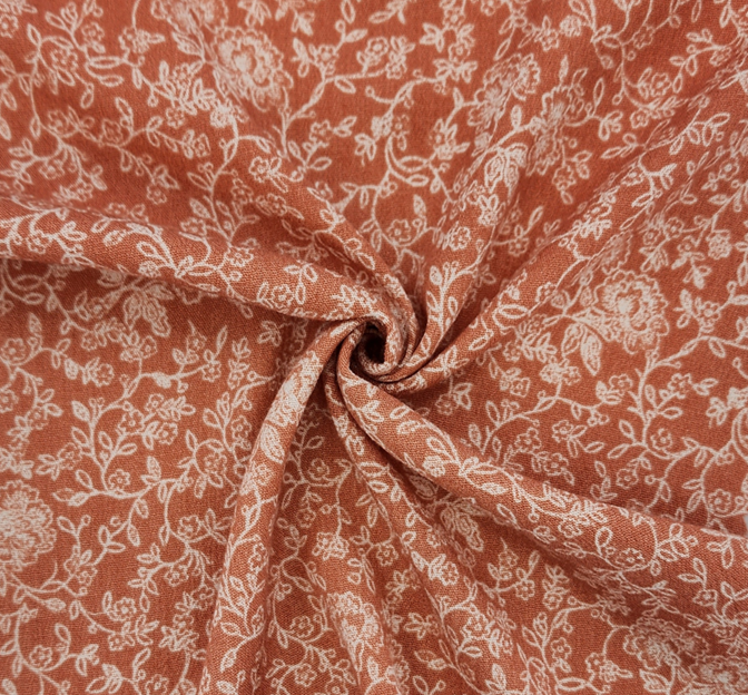 Rayon Crinkle 1D1646 Canyon Sunset Rayon Fabric - Canyon Sunset, 50/52" Width
