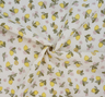 1 Yard Rayon Crinkle Fabric Lemon Rayon Lemon 50 to 52 Inches Wide