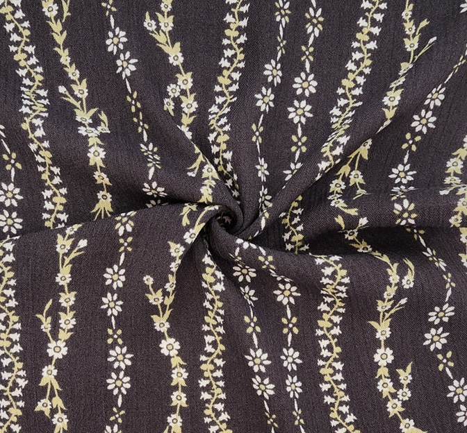 Rayon Crinkle 1D1652 Rayon Fabric - Blue Gray Crinkle, 50/52" Width