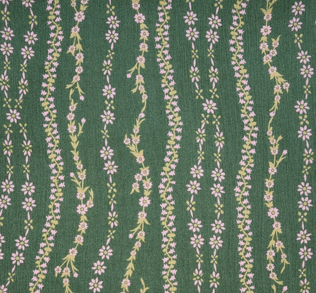 Rayon Crinkle 1D1652 100 Percent Rayon Fabric - Dark Ivy, Crinkled Texture, 50/52" Width