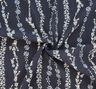 1 Yard Rayon Crinkle Fabric Navy Blue Rayon Navy Blue 50 to 52 Inches Wide