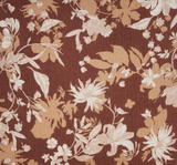 Rayon Crinkle 1D1657 100 Percent Rayon Fabric - Amber Brown, 50/52" Width
