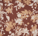 Rayon Crinkle 1D1657 100 Percent Rayon Fabric - Amber Brown, 50/52" Width