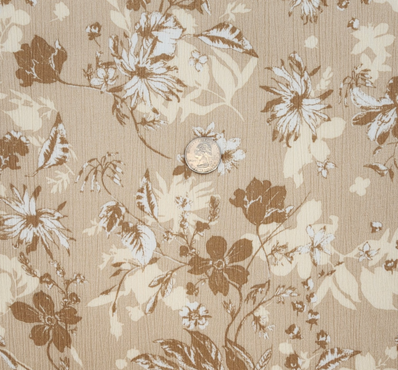 1 Yard Lightweight Soft Rayon Crinkle Fabric for Dresses Skirts Blouses Width 50/52"