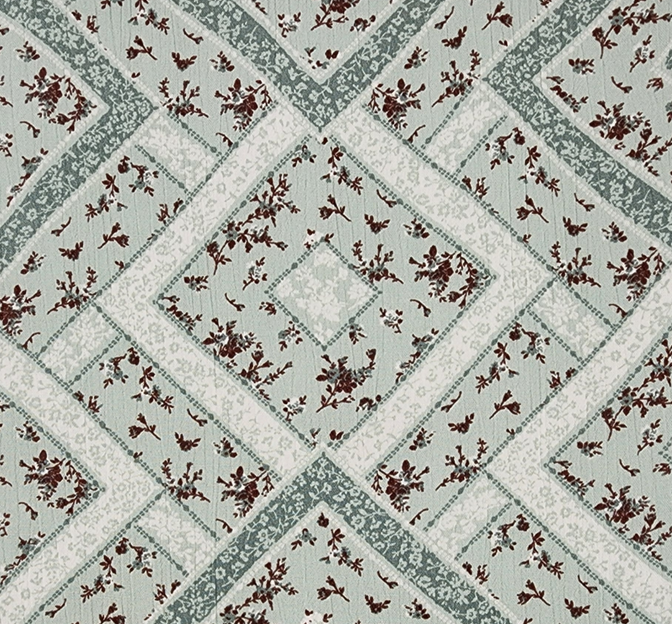 Rayon Crinkle 1D1659 100 Percent Rayon Fabric - Reseda Green, Crinkle Texture, 50/52" Width