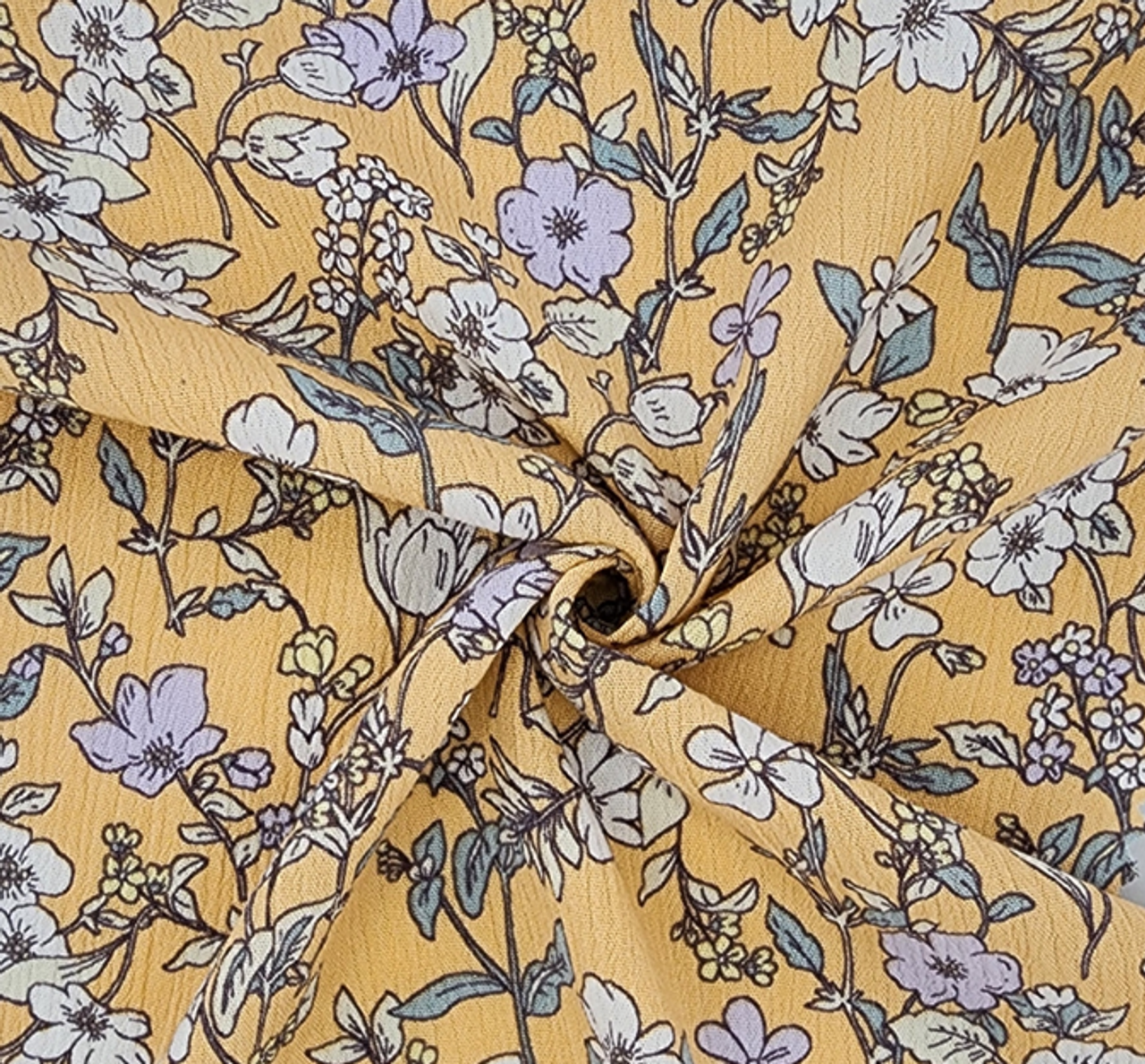 1 Yard Rayon Crinkle Lightweight Soft Breathable Fabric For Summer Dresses 50/52 Width