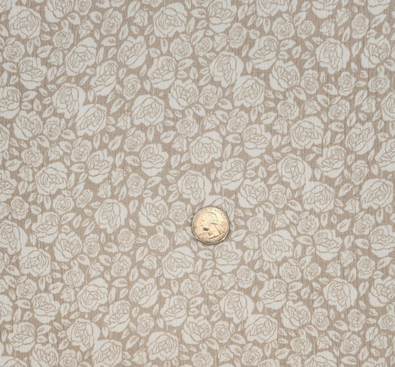 1 Yard Sand Rayon Crinkle Fabric For Dresses Skirts Blouses Sewing Projects Drapes Width 50/52"