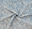 Rayon Crinkle 1D1782 Rayon Fabric - Soft Blue, Crinkle Texture, 50/52" Width