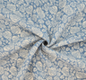 1 Yard Soft Blue Lightweight Rayon Crinkle Fabric For Dresses Blouses Skirts Crafts Width 50/52"
