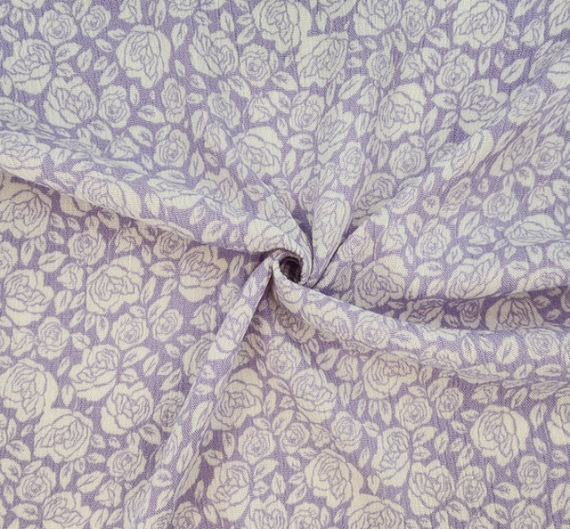 Rayon Crinkle 1D1782 Violet Rayon Fabric - Violet Textured, 50/52" Width