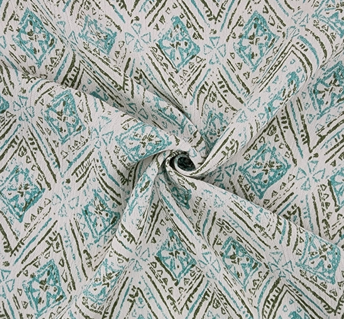 Rayon Crinkle 1D1795 Rayon Fabric - Aqua, Crinkle Texture, 50/52" Width