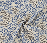 1 Yard Blue Rayon Crinkle Breathable Lightweight Apparel Material Fabric Width 50/52"