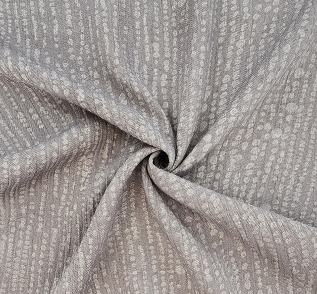 Rayon Crinkle 1D564 Ash Rayon Fabric - Ash Textured, 50/52" Width