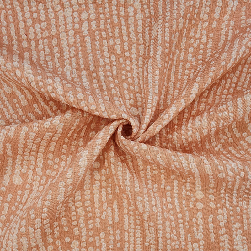 1 Yard Mauve Rayon Crinkle Fabric for Dresses Blouses Skirts Soft Draping Apparel Width 50/52"