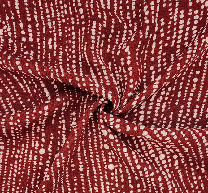 Rayon Crinkle 1D564 Rayon Fabric - Red Crinkle, 50/52" Width (1 Yard)